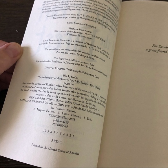 The Darkest Part of the Forest by: Holly Black paperback book - Picture 2 of 6